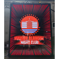 Boîte lumineuse au néon personnalisable Illumination LED Miroir infini 3d Miroir infini 4d Miroir infini Cube Miroir infini