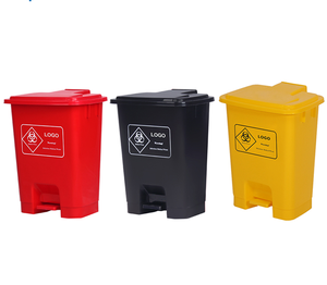 Contenedor de <span class=keywords><strong>Basura</strong></span> Médico con Pedal, Amarillo, de 15L, 20L, 30L, 40L, 50L y 60 Litros, para Hospital - Product Image 5