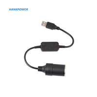 OEM Auto Accessoires USB Pour Allume-cigare Socket Convertisseur Câble USB 5V À 12V Convertisseur Adaptateur