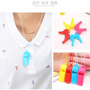 Silbatos de plástico de colores para niños, silbatos de árbitro, silbatos de animación, equipo deportivo de plástico, venta al por mayor de fábrica - Product Image 5
