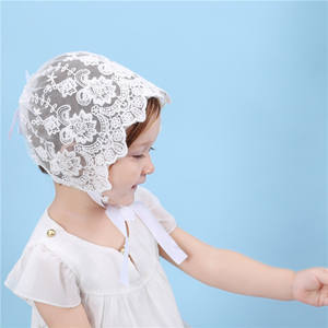 قبعات دلو متنوعة التصميم للأطفال الرضع والفتيات الصغيرات مع تطريز أميرات ودانتيل وزهور - Product Image 2