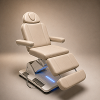 Table de massage électrique 3 ou 4 moteurs, moderne et luxueuse, pour soins esthétiques et médicaux, avec pédale, idéale pour cliniques et hôpitaux