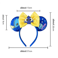 2025 dessin animé paillettes bandeau pour femmes et filles souris oreilles Festival bandeau Cosplay fête Hairbow cadeau pour les enfants