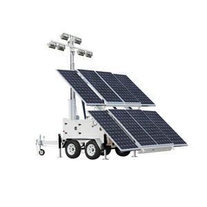 Tours d'éclairage solaires mobiles à LED sur remorque - Product Image 6