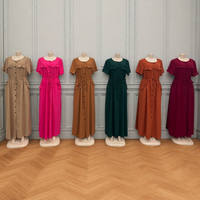 Nouvelle Robe Décontractée d'Été Vintage pour Femme à Manches Courtes avec Poche – Vente en Gros