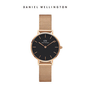Montre-bracelet élégante et tendance pour femme DW, série <span class=keywords><strong>PETITE</strong></span>, en acier inoxydable doré, quartz, étanche 30m, luxe léger - Product Image 6