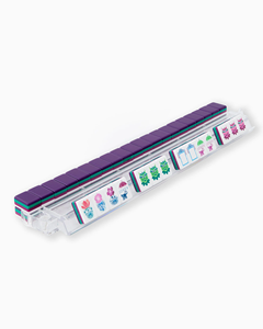 <span class=keywords><strong>Juego</strong></span> <span class=keywords><strong>de</strong></span> Mahjong Americano Duradero con Reverso Morado, Fichas <span class=keywords><strong>de</strong></span> Acrílico Premium con Diseño Único <span class=keywords><strong>de</strong></span> Dragón, <span class=keywords><strong>Juego</strong></span> <span class=keywords><strong>de</strong></span> Mahjong para Torneos - Product Image 5