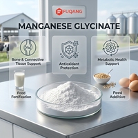 FUQANG Glycinate de manganèse en poudre, qualité alimentaire, améliorant la nutrition, teneur >20%