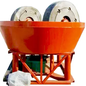 ENWEI-900A Vàng Quặng Ướt Pan Mill Máy Nghiền Đá Quặng Máy Phay Cho Đồng Vàng