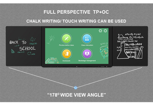 <span class=keywords><strong>Pizarra</strong></span> Nano Plegable: Diseño de Doble Pliegue, Escribible con Tiza, Táctil Interactiva, Diseñada para la Colaboración en el Aula Inteligente - Product Image 4