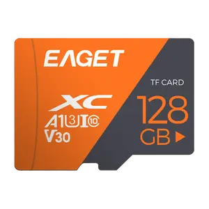 EAGETカスタム32GB64GB 64GB128GBクラス10U3SD電話用ミニTFメモリーカード