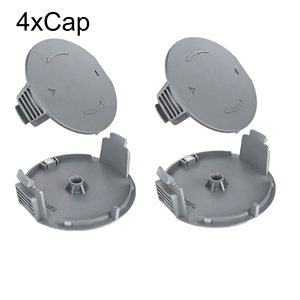 Tapa/Cubierta de Carrete para Desbrozadora 1600A01R5J para Bosch Universal GrassCut Serie 18 18-26 18-260 Accesorios para Cortacésped 88x32mm 36g - Product Image 6