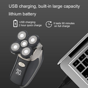 Maquinilla de afeitar lavable recargable por USB 5 en 1 portátil multifunción, cortadora de pelo para nariz, <span class=keywords><strong>Afeitadora</strong></span> eléctrica - Product Image 4