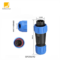 Connecteur circulaire étanche IP68 pour câble électrique, adaptateur de prise d'aviation SP13, résistance à la tension 1500V AC, doré