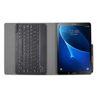 Samsung Galaxy Tab A6 10.1 2016 için klavye kılıf ayrılabilir manyetik BT İngilizce klavye mıknatıs Pu deri Tablet kapak