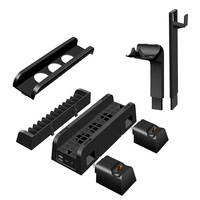 Support de refroidissement vertical pour console Iplay HBP-149A avec station de charge pour manette de jeu pour PS4 Pro Slim