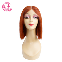 Perruque Bob Lisse Brun Clair Cheveux Brésiliens CLJhair Densité 200% 5x5 avec Fermeture en Dentelle et Bonnet à Cordon de Serrage Vente en Gros pour Femmes