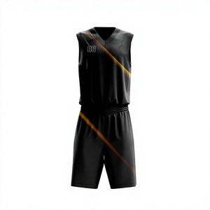Conjunto de Camiseta y Pantalones Cortos de Baloncesto Sublimados Personalizados, Uniforme de Equipo de Poliéster Transpirable de Secado Rápido - Product Image 1