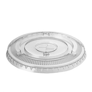 En stock, livraison rapide, best-seller : Couvercles jetables en plastique PET transparent de qualité alimentaire, 98 mm, type dôme plat avec bec verseur pour boissons froides - Product Image 2