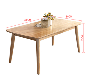 Tavolo da Pranzo in <span class=keywords><strong>Legno</strong></span> Massello Nordico, Combinazione Tavolo e Sedie per Piccola Famiglia - Product Image 5