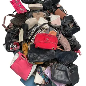 China supplier mixed used bags bale 45kg branded ladies second hand bags handbags in bales