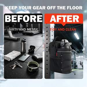 Nueva Bolsa de Cuero para Botella de Agua de Gimnasio con Soporte Magnético Resistente para Accesorios Deportivos al Aire Libre, Bolsa Organizadora, Bolsa de Hombro, Funda - Product Image 5