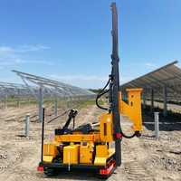Marteau vibratoire TeZhong TZ650 à nivellement automatique avec moteur Yanmar, haute précision, pour pieux solaires et pompes de fondation