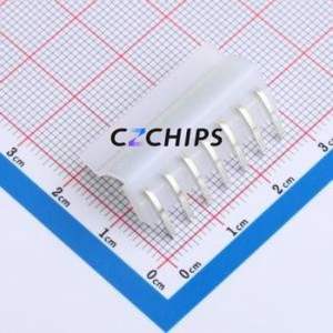 CH3.96-7P WZ Wire-to-Board Pin Header Bent Lead Through Hole,P=3.96mm Connector 1x7P 3.96mm Right Angle Insert CH - Product Image 2