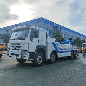 Camion de <span class=keywords><strong>remorquage</strong></span> <span class=keywords><strong>et</strong></span> de dépannage intégré HOWO 12 roues 8x4, capacité de <span class=keywords><strong>remorquage</strong></span> élevée de 25 tonnes - Product Image 3