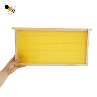 Neuer Zustand Zusammen gebauter Imkerei rahmen mit Fundament blatt für Bienenstock-Imkerei ausrüstung für die Honig produktion