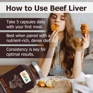 OEM ODM Grass-Fed & Grass-Finished Beef Liver Capsules with Vitamin a Supports Vision & Skin Health - Product Image 6