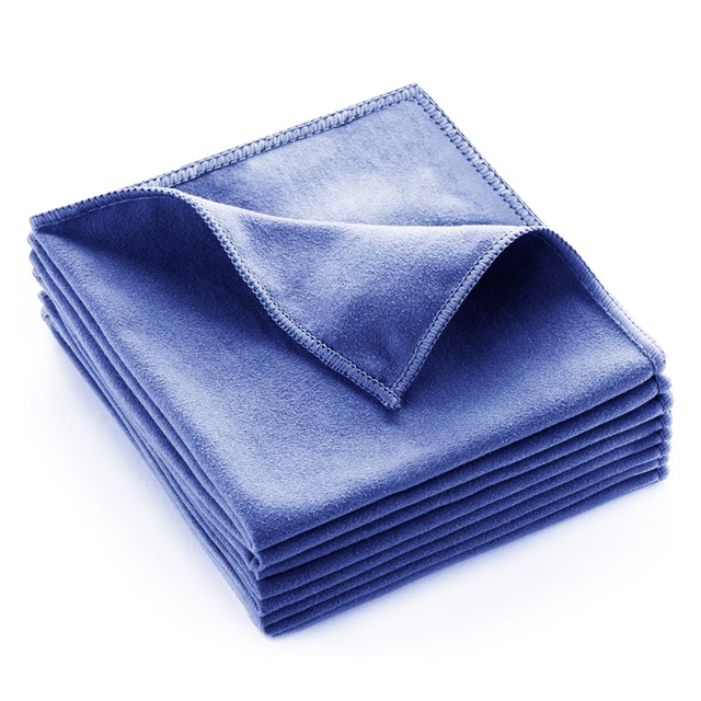 O-Cleaning 16" Lint-Free Scratch-Free Suede Microfiber Cloth,Double-Sided Microfiber Glass/Lens/Screen Cleaning/Polishing Cloth