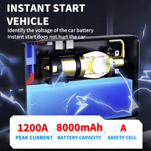 เครื่องช่วยสตาร์ทรถยนต์ Yesper P2 รุ่นปรับแต่งพิเศษ ความจุแบตเตอรี่ 23800 มิลลิแอมป์ พร้อมปั๊มลมเติมลมยาง 22 ลิตร/นาที สำหรับรถยนต์และมอเตอร์ไซค์ในกรณีฉุกเฉิน - Product Image 4