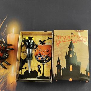 Halloween Cartoon <b>Wine</b> Stopper <b>Set</b> With <b>Gift</b> Box 12.5cm X 8.5cm For Party Decorations - Product Image 2