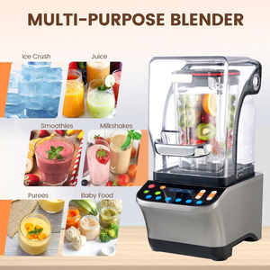 Mixeur à smoothie silencieux haute vitesse avec récipient et isolation phonique pour usage domestique et hôtelier - Product Image 6