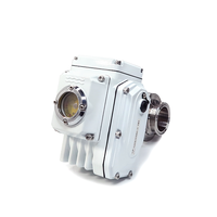 Vanne papillon électrique hygiénique en acier inoxydable Wensen 304 & 316 avec installation à serrage rapide pour 24V 220V