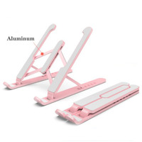 Nouveau cadeau de promotion de produits innovants support d'ordinateur portable portable réglable pliable de qualité durable