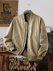 Giacca Tridimensionale Elegante e Funzionale da Uomo per Primavera e Autunno, Comoda e Casual con Dettagli a Contrasto, Capospalla di Tendenza - Product Image 4