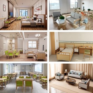 ZS Hengsheng Wardrobe Rubberwood <b>Hinged</b> Door Elderly Storage Bedroom Furniture - Product Image 2