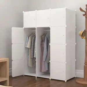VIC Free Installation Of Baby Wardrobe Children's Clothes Storage Cabinet Baby Small Wardrobe Plastic Simple Storage Cabinet