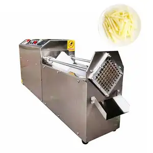 Cips patates kızartması için ucuz patates dilimleme kesici kauçuk şerit kesme makinesi kauçuk levha dilme satmak için