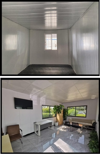 Kunden spezifischer 20ft Modular Prefab Home Abnehmbarer <span class=keywords><strong>Container</strong></span> für Bürogebäude und Schlafzimmer - Product Image 5