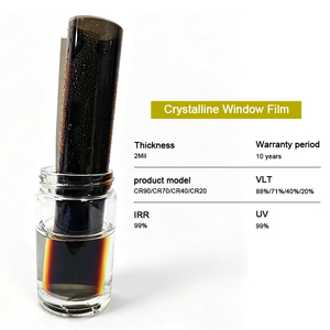Film pour vitres 3m Crystalline CR Series à haute isolation <span class=keywords><strong>thermique</strong></span>, <span class=keywords><strong>pare</strong></span>-<span class=keywords><strong>brise</strong></span> 1.52x30M, film PET à changement de couleur, UV99%, anti-rayures, 2mil - Product Image 2