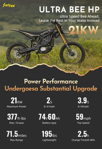 <span class=keywords><strong>Moto</strong></span> électrique tout-terrain 2026 Ultra Bee 21KW 72V 60AH avec 4 modes de conduite, longue autonomie, pour adultes, haute vitesse - Product Image 6