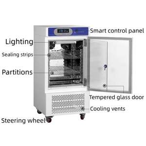 Chambre d'essai à température et humidité constantes pour températures élevées et basses, incubateur climatique artificiel pour tests d'éclairage expérimental - Product Image 6