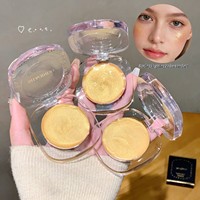 SHAQINUO Technologie PH-adaptative de changement de couleur, Palette de blush à changement de couleur longue tenue, Crème soyeuse dégradée
