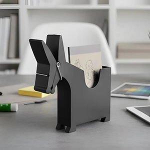 Porte-mémo de bureau mignon, clip en plastique mule, porte-cartes de visite, rangement, fournitures de bureau, distributeurs, papeterie - Product Image 3