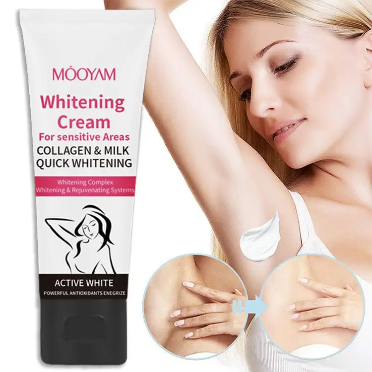 Nhãn Hiệu Riêng Body Nách Khu Vực Nhạy Cảm Làm Trắng Lotion Tẩy Trắng Kem Cho Da Tối Nách Làm Trắng Kem