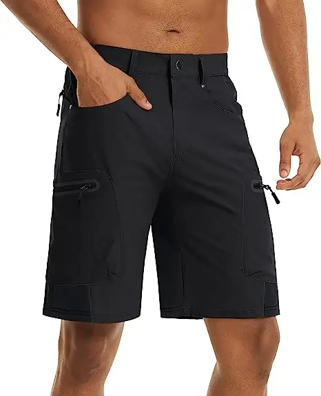 Benutzer definiertes Logo Quick Dry Athletic Wander training Angeln Reises horts Multi Pockets Stretch Cargo Shorts Tactical Short