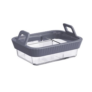 Best-Selling Air Fryer <b>Baking</b> Tray & Mat with <b>Silicone</b> Handles Rectangular Shape for Home Use - Product Image 2